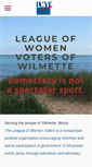 Mobile Screenshot of lwvwilmette.org
